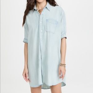 open lace back dress R13 JUMBO SHIRT DRESS – D-mop main image 0